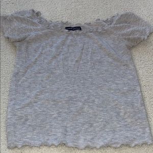 Off the shoulder crop top